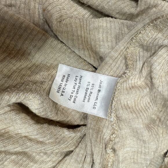 Joah Brown Soleil Open Front Cardigan Women's One Size Beige Comfort Soft Layers - Picture 10 of 12